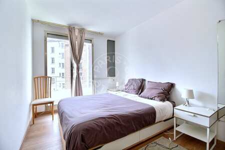 Bedroom Furnished apartment - 49m²  - 1 bedroom - Boulogne-Billancourt