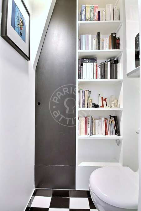Toilet Furnished studio alcove - 27m²  - Arts et Métiers - Paris