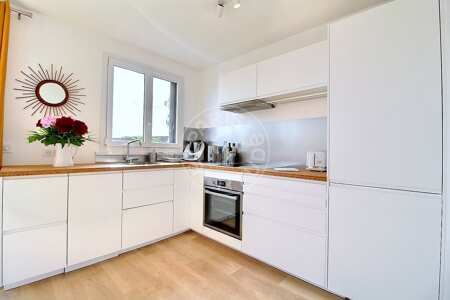 Kitchen Furnished apartment - 44m²  - 1 bedroom - Porte de Bagnolet - Paris