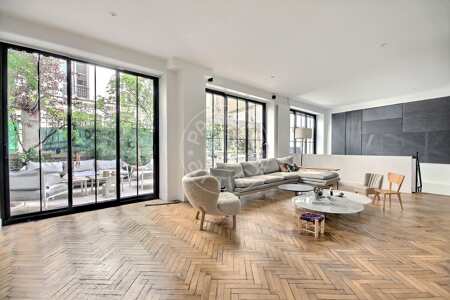 Sala Apartamento mobilado - 240m²  - 4 quartos - Musée Picasso - Paris
