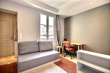 Salón Estudio amueblado - 18m²  - Ménilmontant - París