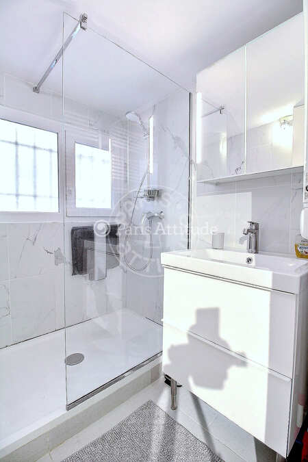 Bathroom Furnished apartment - 48m²  - 1 bedroom - Saint-Germain - Paris