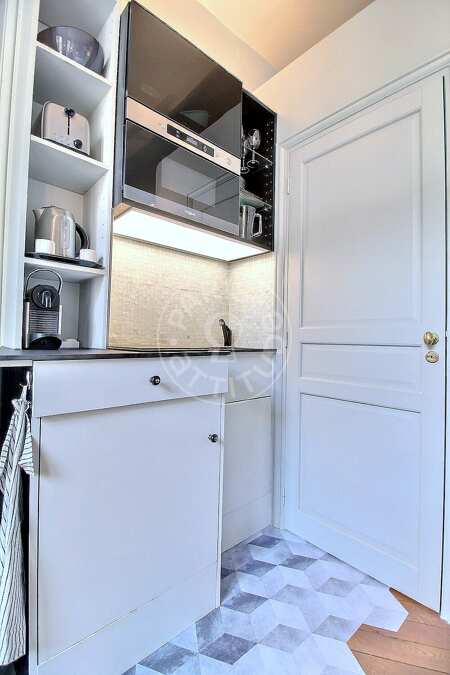 Cozinha Quitinete mobilado - 19m²  - Place Vendôme - Paris