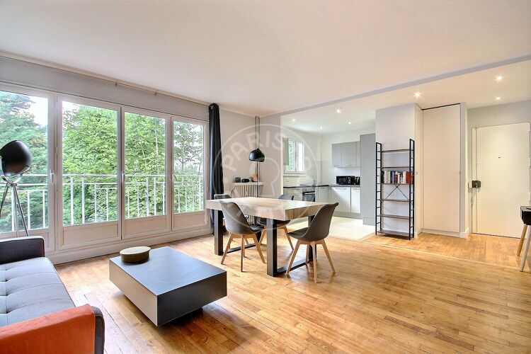 Wohnzimmer - Möblierte 1 Zimmer - Paris 75016 - 14719