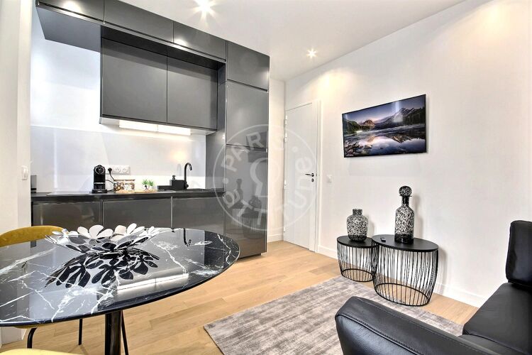 Wohnzimmer - Möblierte 1 Zimmer - Paris 75008 - 14721