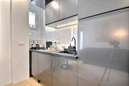 Küche Möblierte wohnung - 28m²  - 1 Zimmer - Arc de Triomphe - Paris