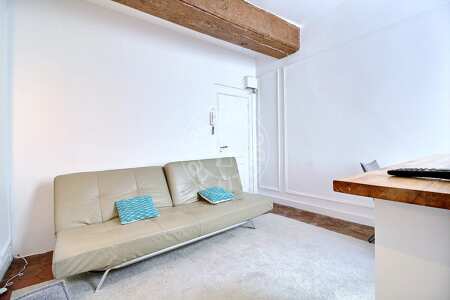 Living room Furnished apartment - 33m²  - 1 bedroom - Centre George Pompidou - Paris