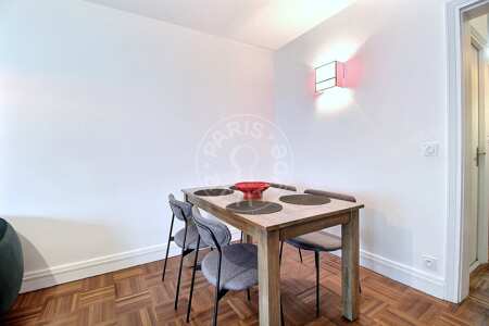 Sala de jantar Apartamento mobilado - 52m²  - 1 quarto - Auteuil - Paris
