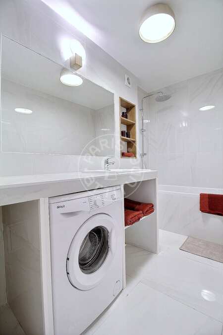 Casa de banho Apartamento mobilado - 52m²  - 1 quarto - Auteuil - Paris
