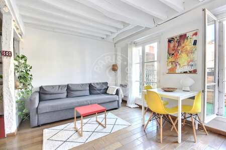 Sala Studio mobilado - 36m²  - Centre George Pompidou - Paris