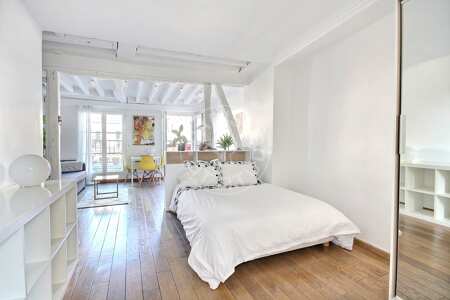 Quarto Studio mobilado - 36m²  - Centre George Pompidou - Paris