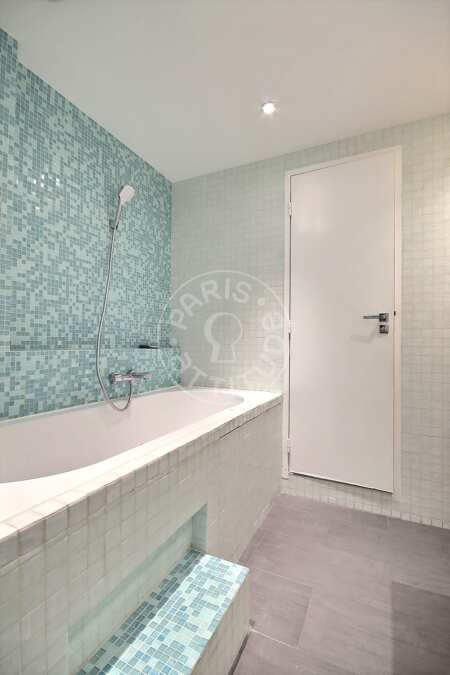 Badezimmer Möblierte wohnung - 120m²  - 3 Zimmer - Charonne - Paris