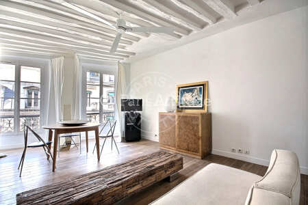Living room Furnished apartment - 60m²  - 1 bedroom - Place Vendôme - Paris