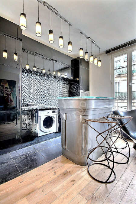 Küche Möblierte alkovenwohnung - 39m²  - Centre George Pompidou - Paris