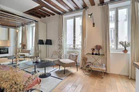 Sala Studio mobilado - 28m²  - Montorgueil - Paris