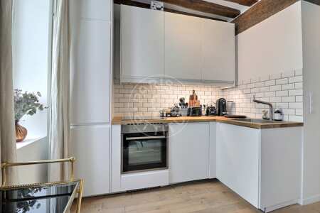 Cozinha Studio mobilado - 28m²  - Montorgueil - Paris
