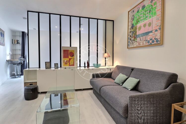 Living room - Furnished studio alcove - Paris 75012 - 14761