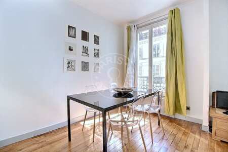 Salle à manger Appartement meublé - 40m²  - 1 chambre - Marx Dormoy - Paris