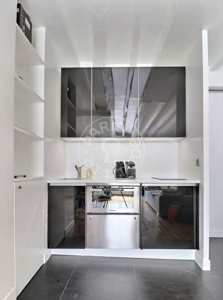 Cucina Appartamento arredato - 34m²  - 1 locale - Temple - Parigi