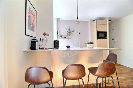 Cuisine Appartement meublé - 38m²  - 1 chambre - Convention - Paris