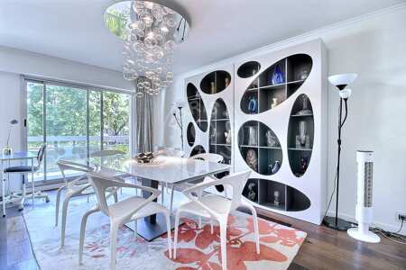 Sala da pranzo Appartamento arredato - 68m²  - 1 locale - Neuilly-sur-Seine