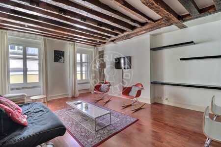 Salotto Appartamento arredato - 46m²  - 1 locale - Latin / Saint-Michel - Parigi