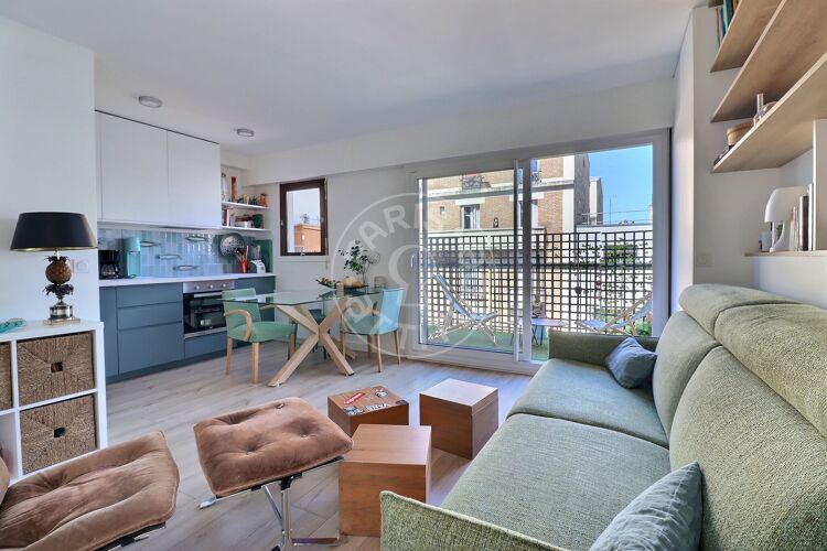 Living room - Furnished studio - Paris 75017 - 14772