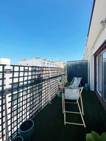Terrasse Möblierte studio - 27m²  - Guy Môquet - Paris