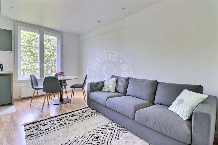 Living room - Furnished 1 bedroom - Neuilly-sur-Seine 92200 - 14779