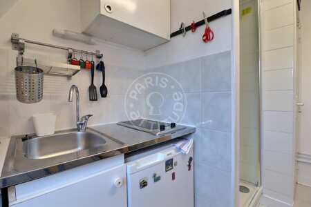 Küche Möblierte studio - 15m² - La Muette / Bois de Boulogne - Paris