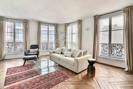 Salón Piso amueblado - 74m²  - 2 dormitorios - Montorgueil - París