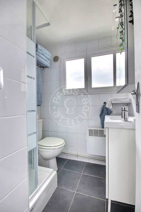Badezimmer Möblierte studio - 15m²  - Faubourg Saint-Martin - Paris