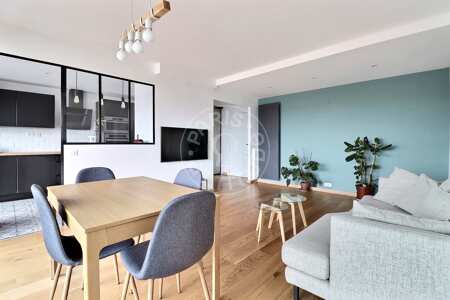 Salon Appartement meublé - 67m²  - 2 chambres - Vincennes