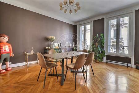 Dining room Furnished apartment - 195m²  - 3 bedrooms - Victor Hugo - Paris