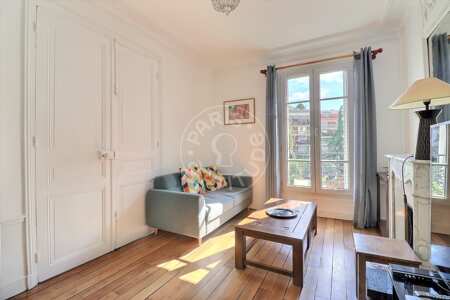 Sala Apartamento mobilado - 51m²  - 2 quartos - Convention - Paris