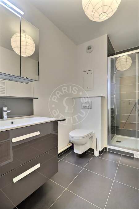 Badezimmer Möblierte wohnung - 43m²  - 1 Zimmer - Clichy