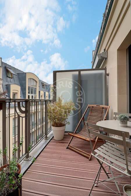 Terrasse Möblierte wohnung - 43m²  - 1 Zimmer - Clichy