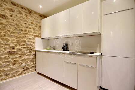 Kitchen Furnished apartment - 41m²  - 1 bedroom - Arc de Triomphe - Paris