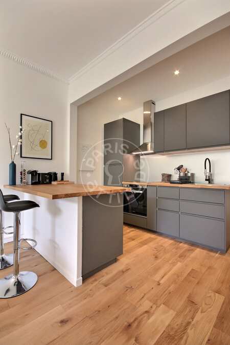 Cocina Estudio amueblado - 33m²  - Madeleine - París