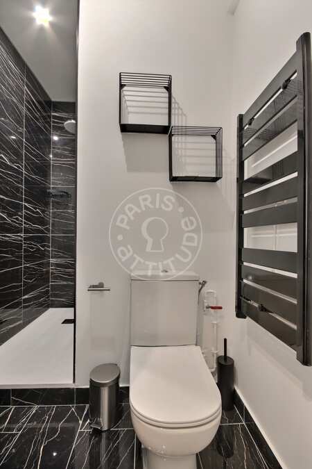 Baño Estudio amueblado - 33m²  - Madeleine - París