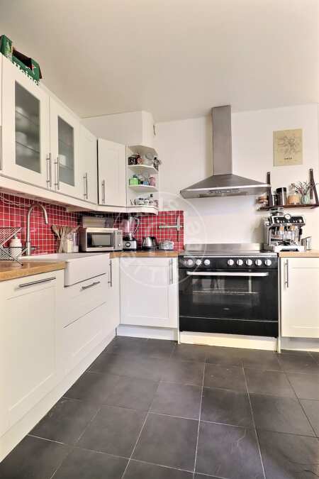 Cucina Duplex arredato - 55m²  - 1 locale - Guy Môquet - Parigi