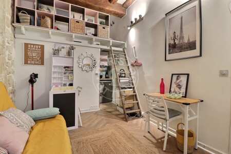 Salotto Monolocale arredato - 14m²  - Saint-Paul - Parigi