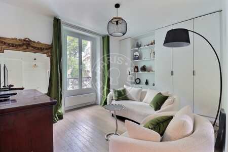 Sala Apartamento mobilado - 46m²  - 1 quarto - Neuilly-sur-Seine