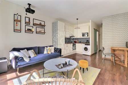 Salón Piso amueblado - 35m²  - 1 dormitorio - Arts et Métiers - París