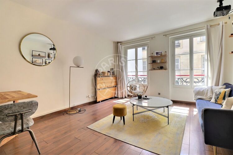 Salon - 1 chambre meublé - Paris 75003 - 14806