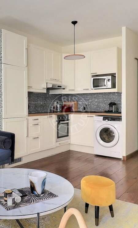 Cocina Piso amueblado - 35m²  - 1 dormitorio - Arts et Métiers - París