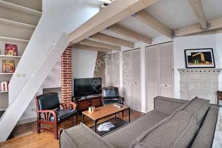 Salotto Appartamento arredato - 35m²  - 1 locale - Montmartre / Place des Abbesses - Parigi
