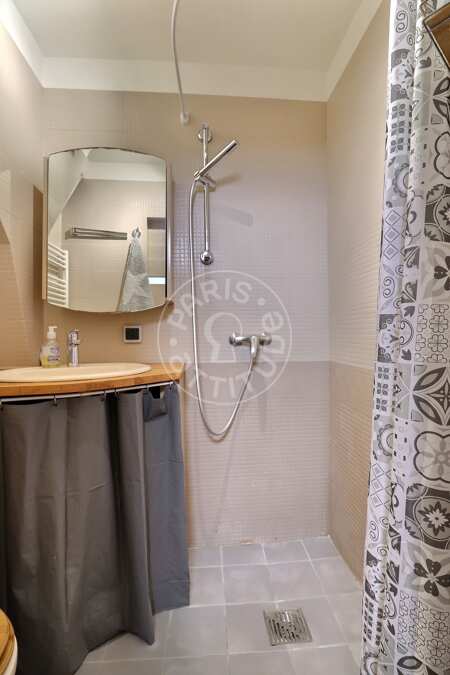 Bagno Appartamento arredato - 35m²  - 1 locale - Montmartre / Place des Abbesses - Parigi