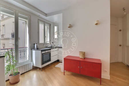 Küche Möblierte wohnung - 43m²  - 1 Zimmer - Jules Joffrin - Mairie du 18ème - Paris