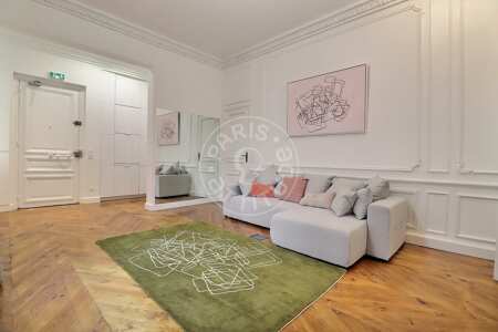 Wohnzimmer Möblierte wohnung - 75m²  - 2 Zimmer - Triangle d'Or - Paris